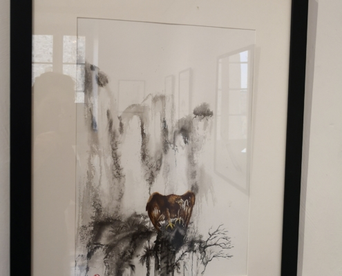 Exposition Romuald Clémenceau Soazig Lemur Abbadiale avril 2019