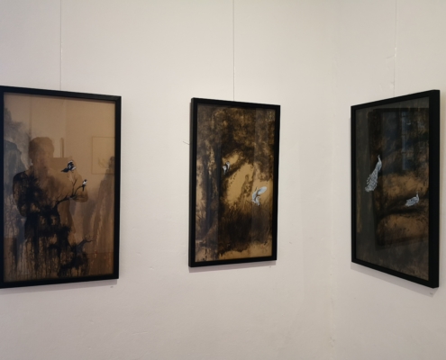 Exposition Romuald Clémenceau Soazig Lemur Abbadiale avril 2019