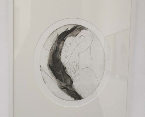 Exposition Gravures Ekin Kirimkan, Iris Miranda, Melissa Tresse Abbadiale décembre 2019 janvier 2020