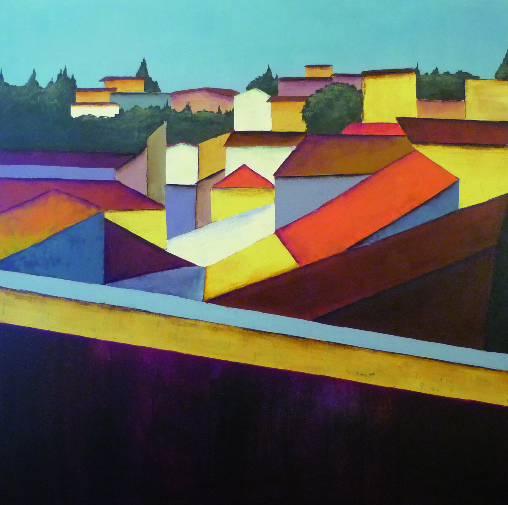 Maryse Michelon, Abbadiale, Arras-en-Lavedan,peinture, Hautes-Pyrénées