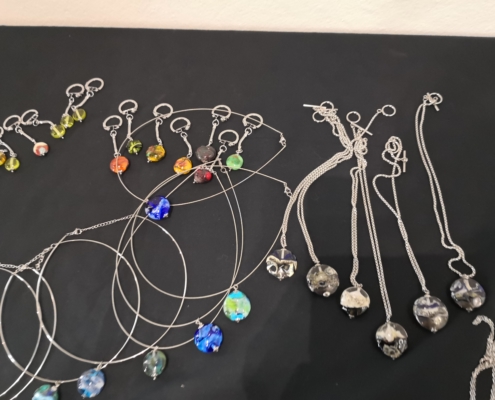 Stage verre à la flamme Sylvie Freyçenon L'Abbadiale mai 2021