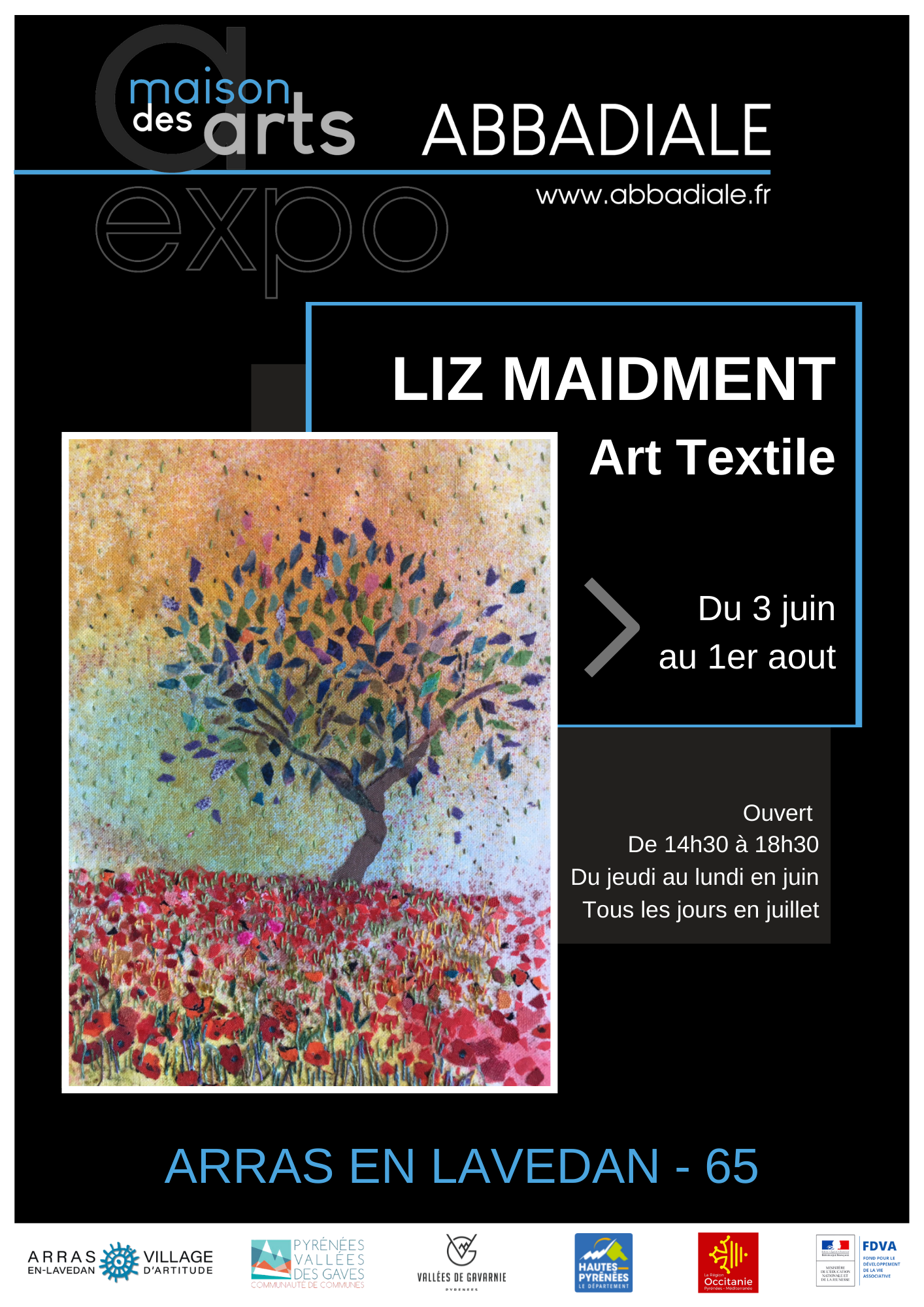 Expo Liz Maidment/juin-juillet 2021