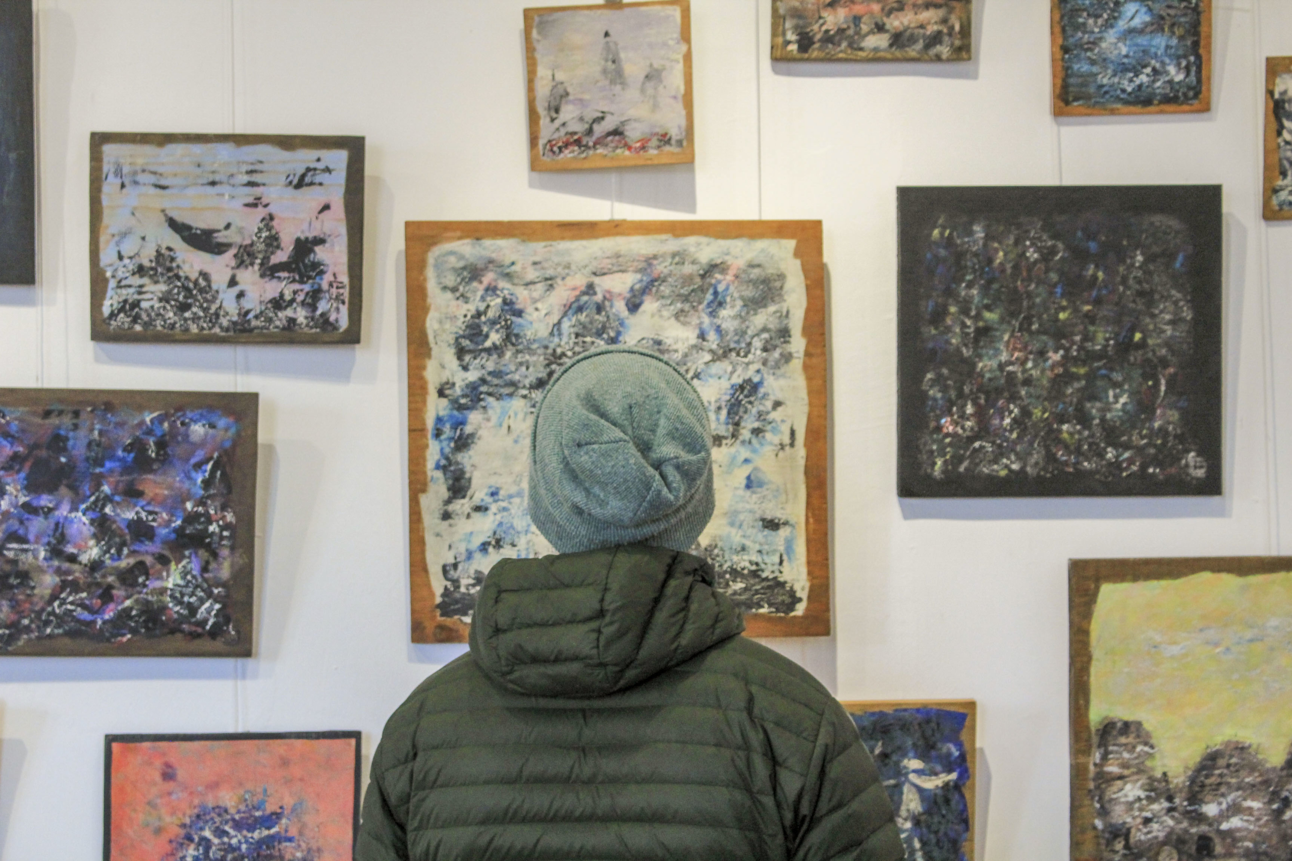 Vue de l'exposition de Damien Dupuis à l'Abbadiale en avril 2022