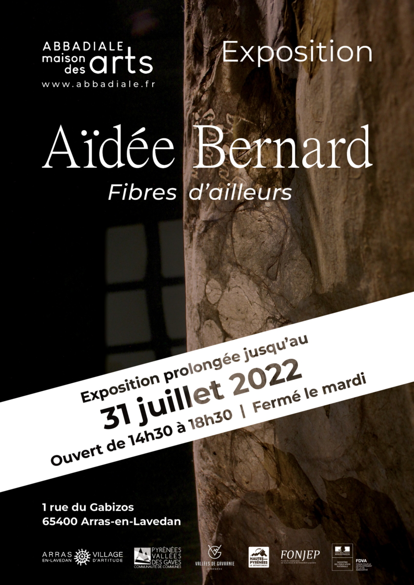 Affiche exposition juin juillet 2022 Aïdée Bernard Abbadiale