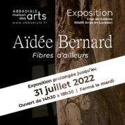 Affiche exposition juin juillet 2022 Aïdée Bernard Abbadiale