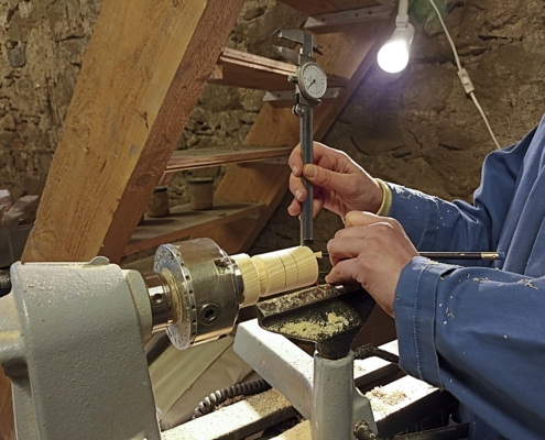 Stage tournage sur bois Romuald Clémenceau L'Abbadiale mars 2022