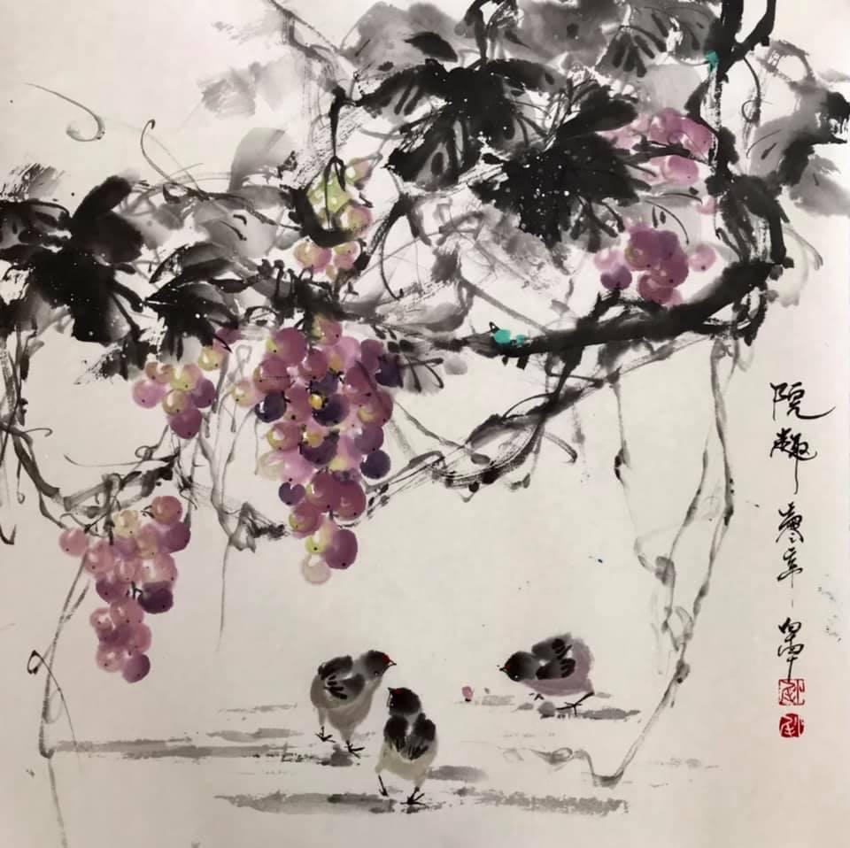 Stage peinture chinoise Xiangnan Guo Abbadiale octobre 2022