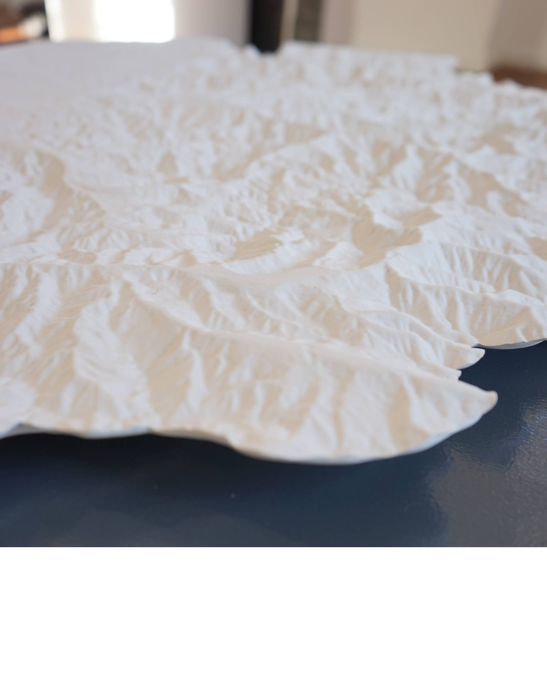 2022-expositions-10-P&P Elias Hanselmann – Hautes-Pyrénées, moulage plâtre 76x109,5 cm, L'Abbadiale 2022