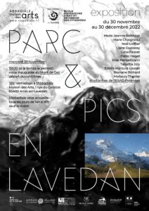 Affiche Parcs et pics en Lavedan decembre 2022 ©l'Abbadiale LQ