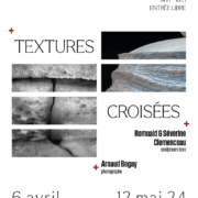 affiche exposition textures croisées