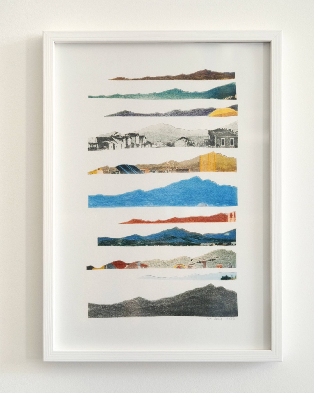 Chloé Mossessian, vue de poche – exposition Montagne multiple, cartographie artistique des Pyrénées, L'Abbadiale automne 2024