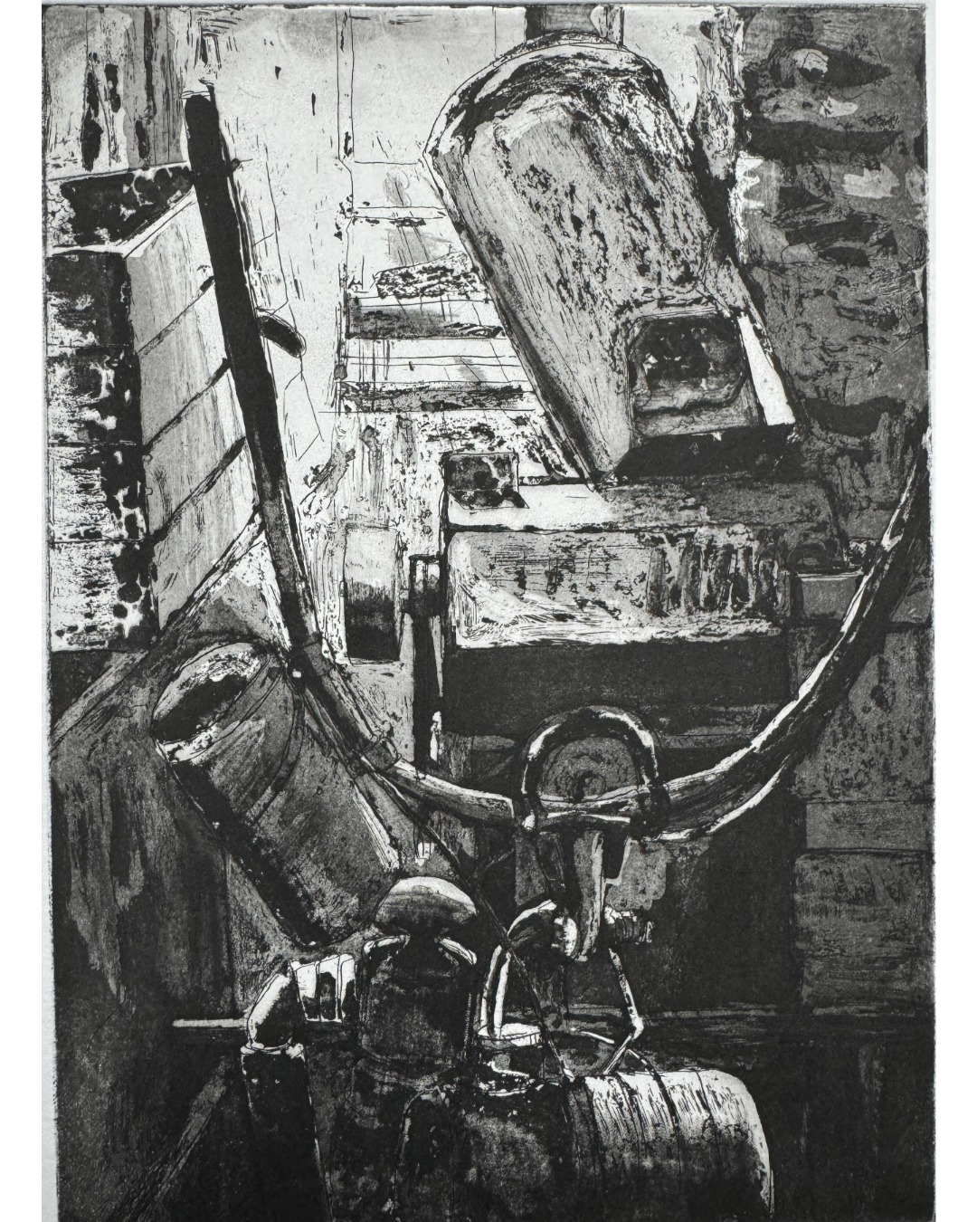 24-12_noel-27-IGw Jean-Marc Lapene – gravure, exposition collective de Noël 2024, L'Abbadiale