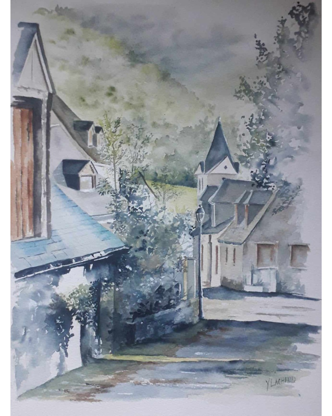 24-12_noel-31-IGw Yves Lachaud – aquarelle et illustration nature Val d'Azun, exposition collective de Noël 2024, L'Abbadiale