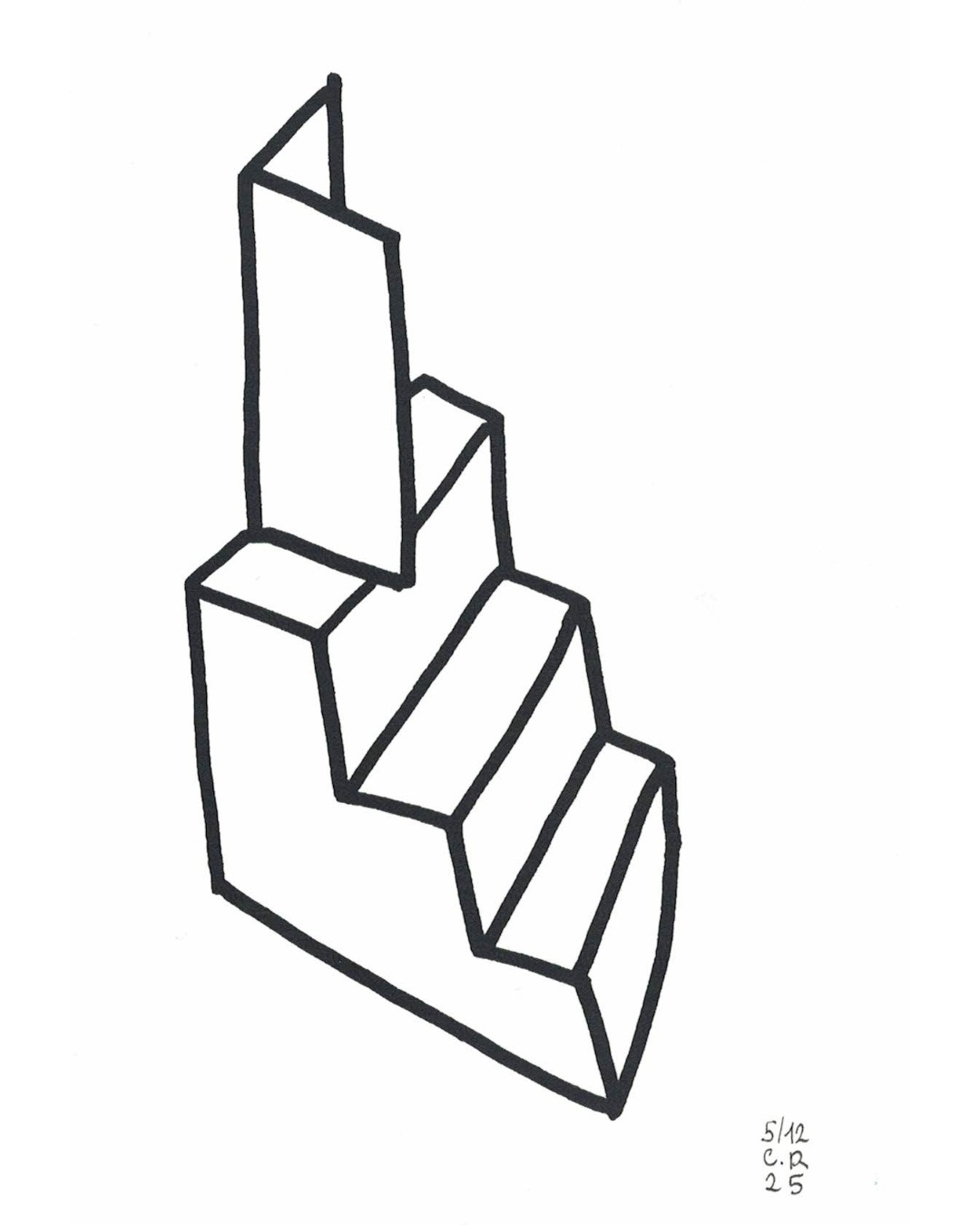 Détail d'une illustration de Christian Rastoll – trait libre et inventif, exposition Printemps du dessin