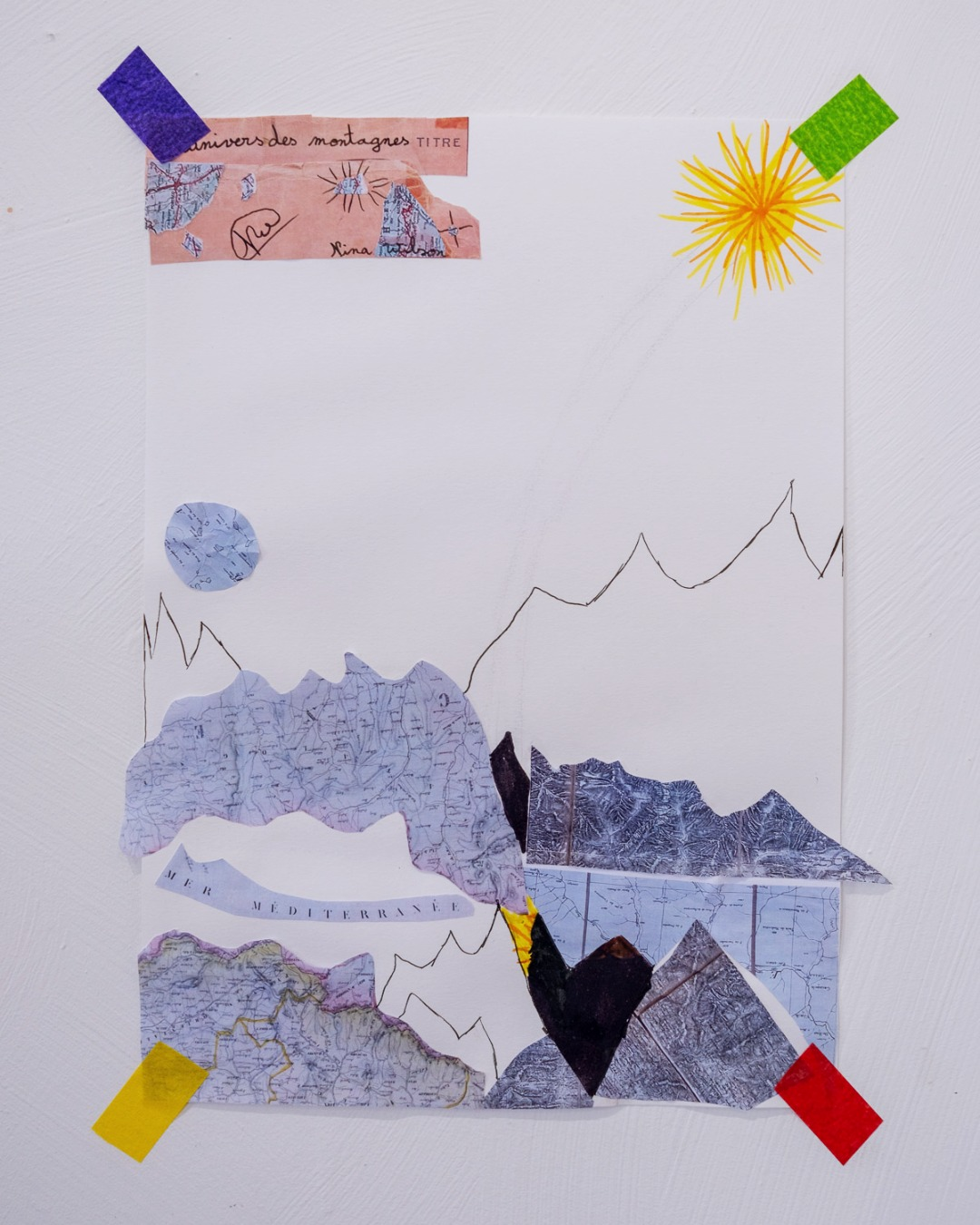 25-05-12-IGw Œuvre plastique d'élèves de l'école Jean Bourdette – exposition Espaces imaginaires, L'Abbadiale mai 2025