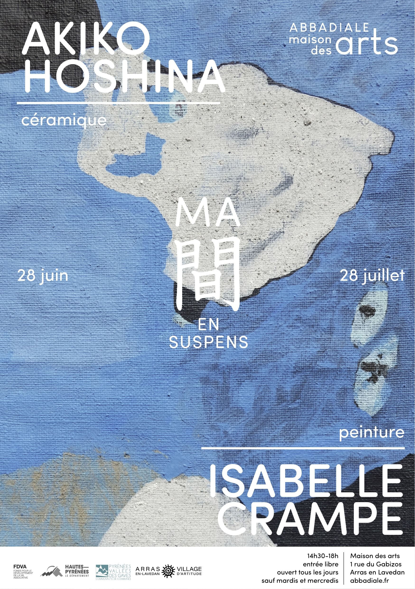 Affiche de programmation 2025 de l'Abbadiale – Maison des Arts, Arras-en-Lavedan