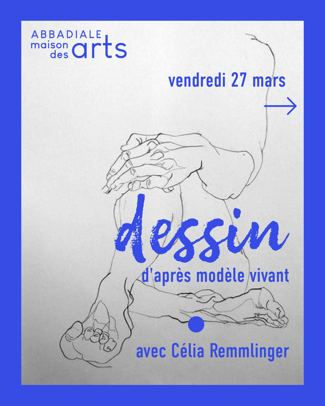 modele vivant atelier mars 2026