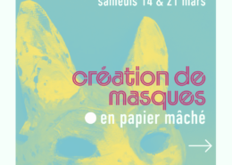 dulom atelier masque paier maché mars 2026