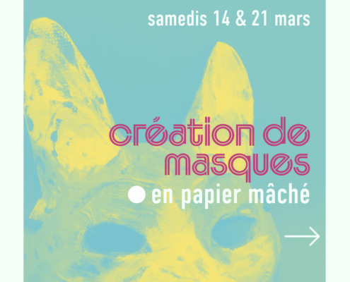 dulom atelier masque paier maché mars 2026