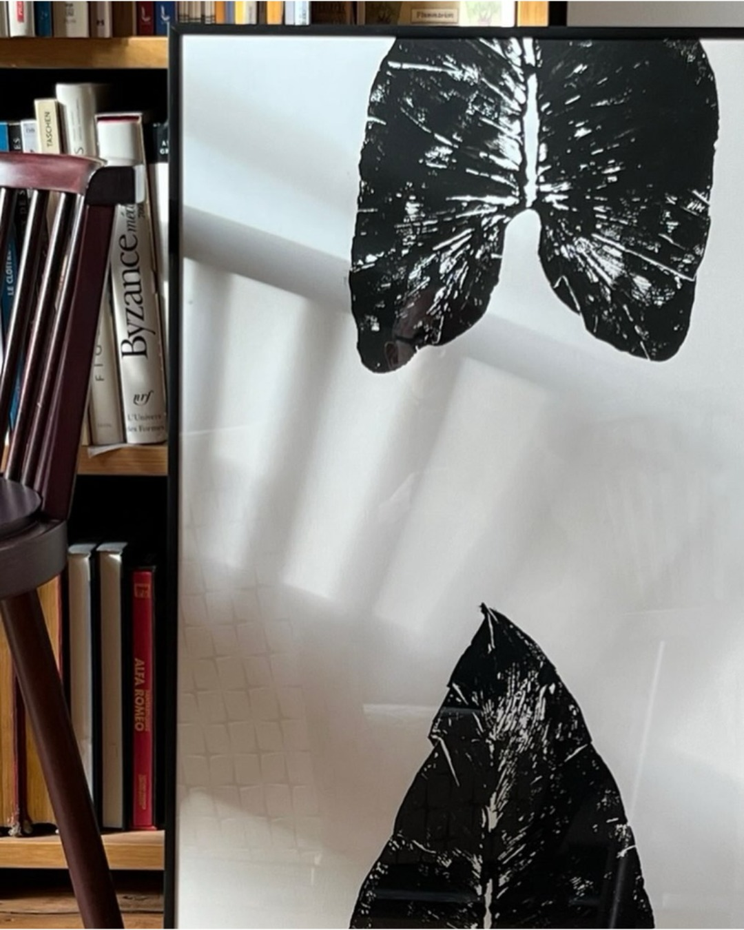 26-08_Penalba-20-IG Monotype grand format d'une feuille de catalpa
