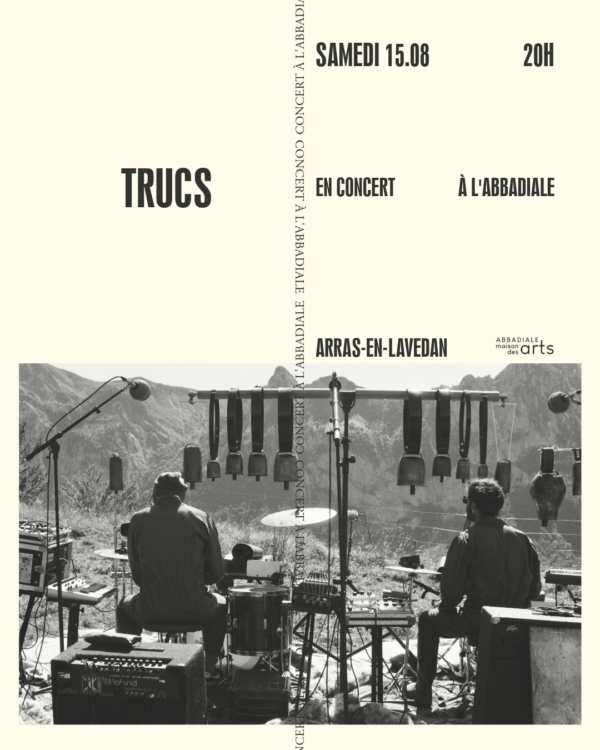 concert de Trucs le samedi 15 août à l'Abbadiale